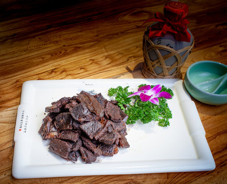 秘制驢肉干