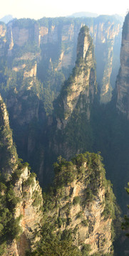 張家界砂巖大峰林自然風(fēng)光