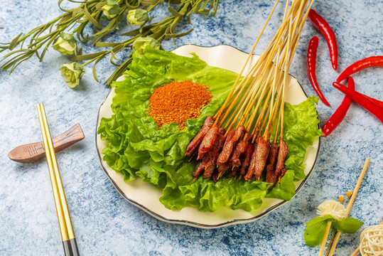 烤牛肉串