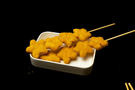 麻辣燙菜品雞塊