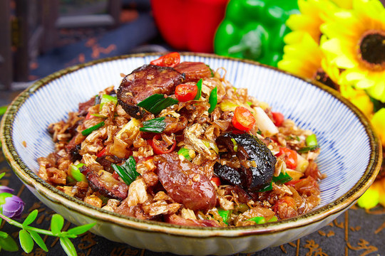 白辣椒炒臘肉