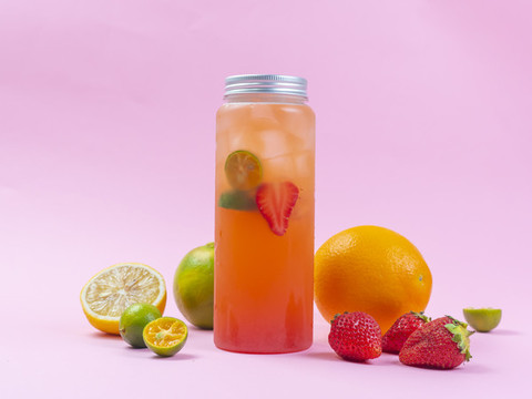 水果撈酸奶水果飲品