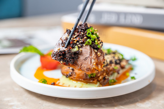 豆豉拌牛肉