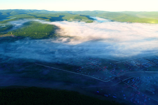 大興安嶺云霧山村
