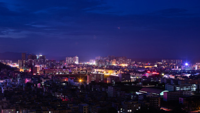 縣城夜景