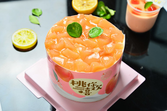 黃桃蛋糕
