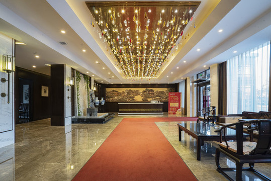 高檔中式酒店內(nèi)部裝修實(shí)景