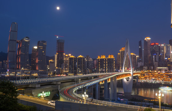 千廝門大橋夜景