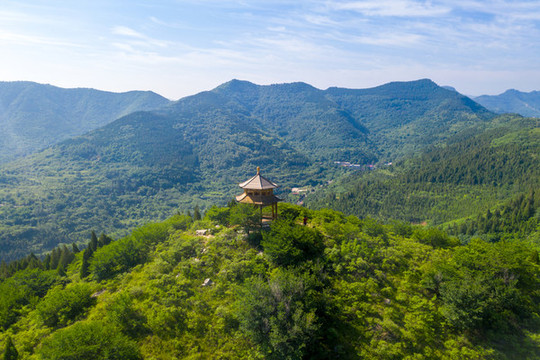 航拍濟南捎近村01