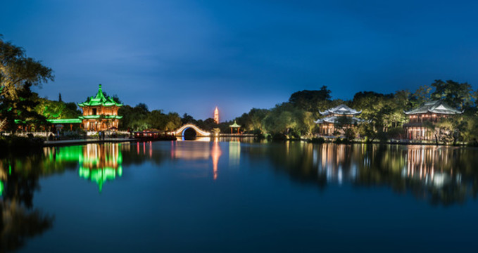 瘦西湖全景高清