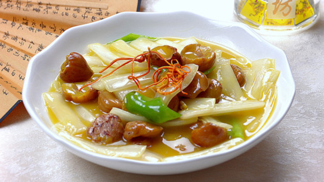板栗白菜