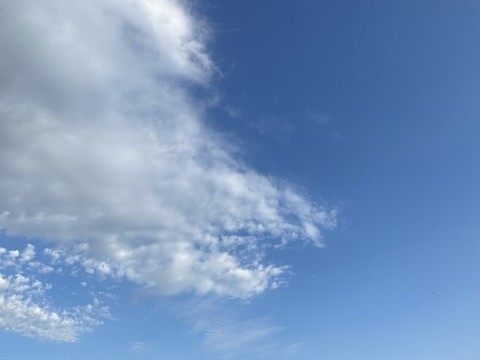 藍天白云