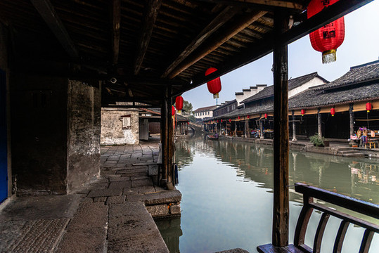 水鄉(xiāng)安昌老街紅燈籠