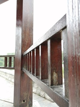 木結構仿古建筑圍欄