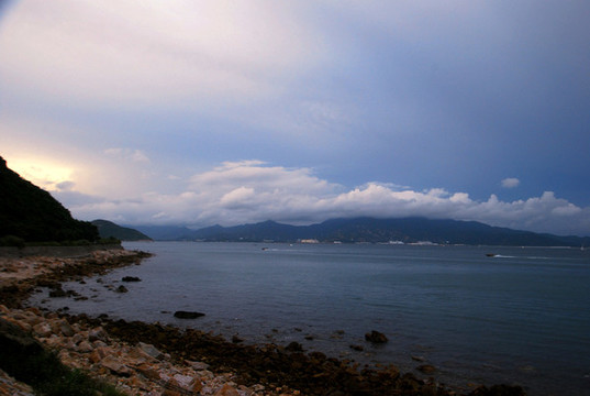 楊梅坑海岸線傍晚
