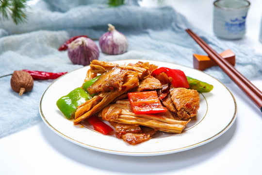 腐竹燒肉