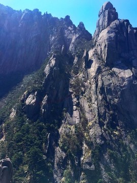 黃山山峰
