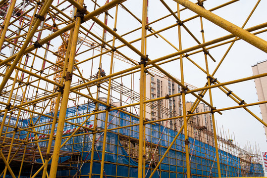 腳手架建筑工地施工