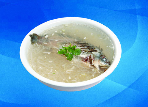青蘿卜絲鯽魚湯