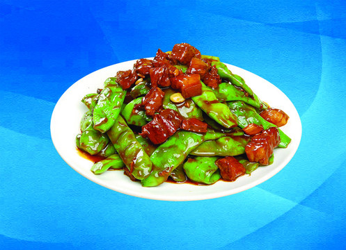 紅燒肉燜豆角