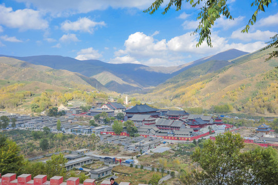 五臺(tái)山秋景