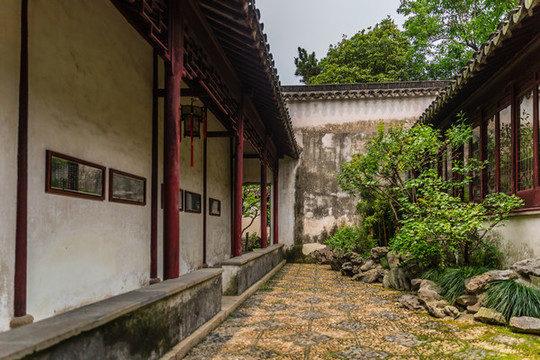 耦園庭院