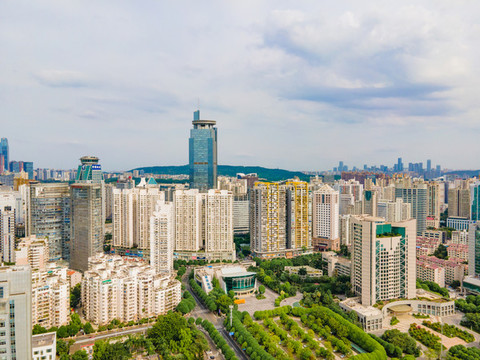 航拍南寧城市風(fēng)光