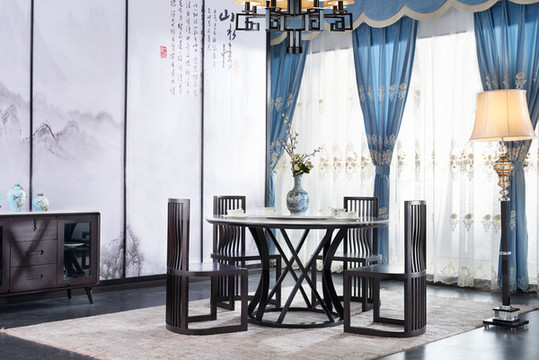 新中式餐桌餐椅