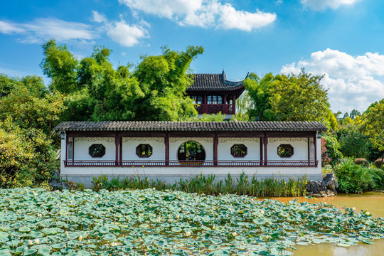 南寧花卉公園中式庭院園林