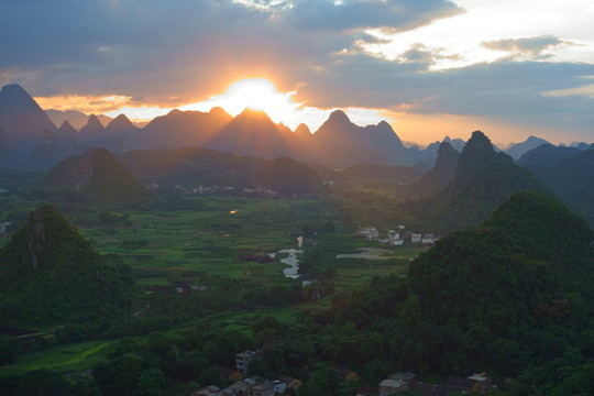 夕陽