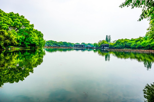 湖景