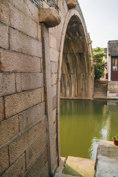 中國浙江湖州南潯古鎮(zhèn)古建筑橋梁