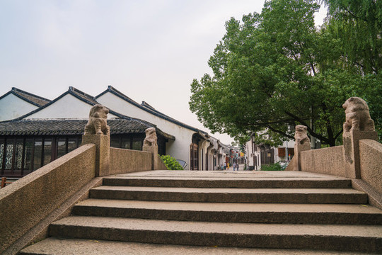 中國(guó)浙江湖州南潯古鎮(zhèn)古建筑街道