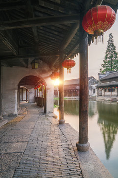 中國浙江湖州南潯古鎮(zhèn)古建筑街道