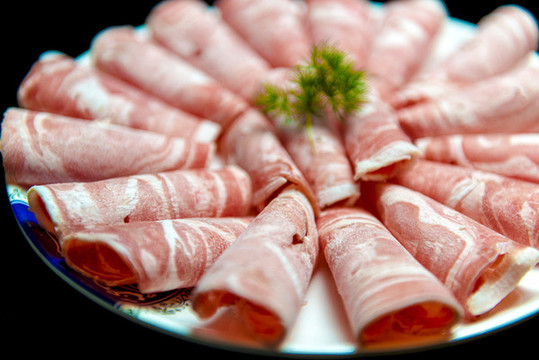 火鍋食材羊肉片