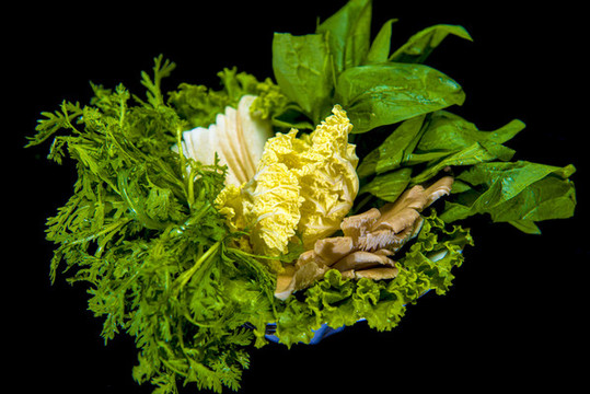 火鍋菜品青菜拼盤
