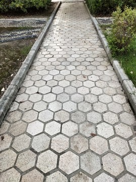 六邊形地面磚