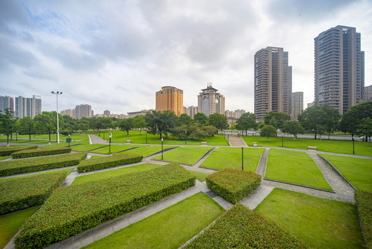 江蘇省淮安市缽池山公園的城市綠