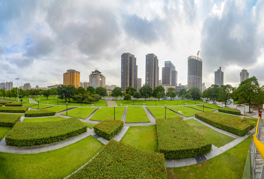江蘇省淮安市缽池山公園的城市綠