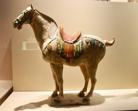 唐三彩馬