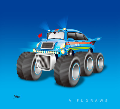 卡通汽車