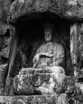杭州飛來(lái)峰石刻造像