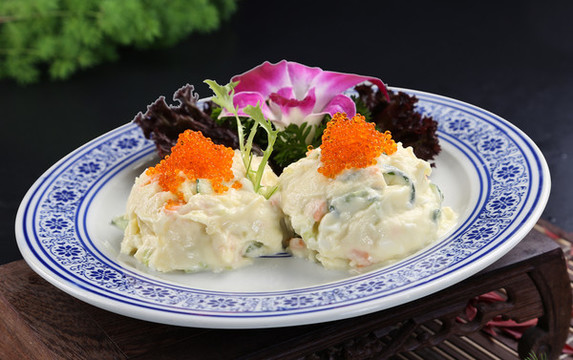 土豆泥魚籽