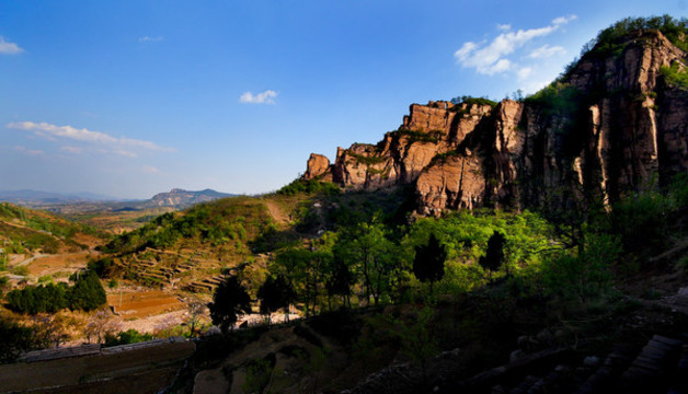 太行山路上的風景