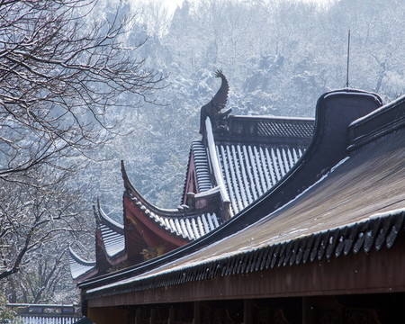 靈隱寺雪韻