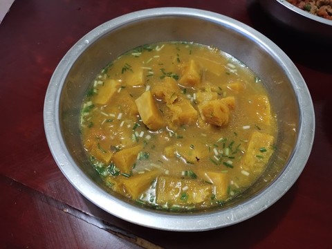 北瓜湯特寫