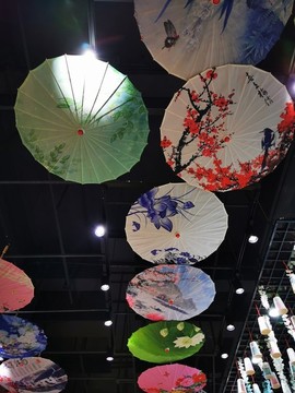 花紙傘油紙傘吊頂裝飾