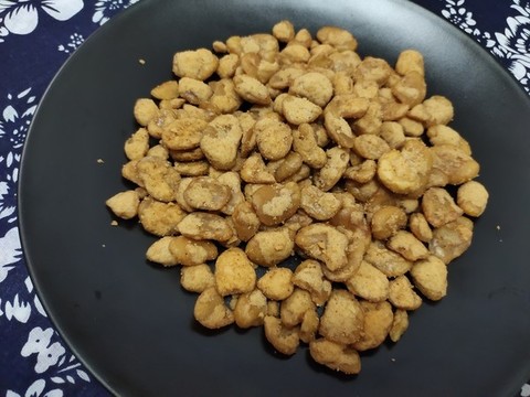 蟹黃蠶豆特寫