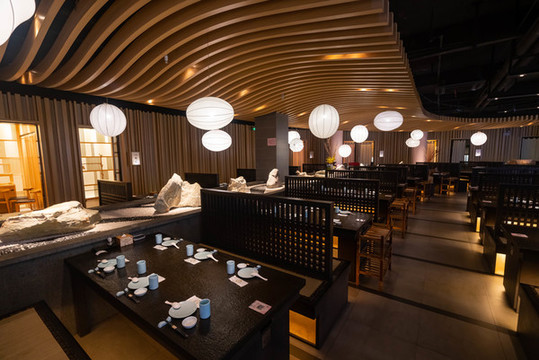 高端日式料理店裝潢