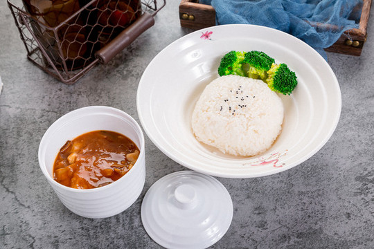 鮑汁撈飯